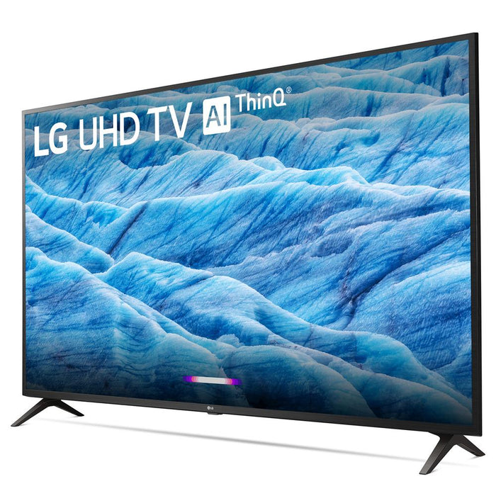 LG 55UM7300PUA 55" 4K HDR Smart LED IPS TV w/ AI ThinQ (2019) + Wall Mount Bundle