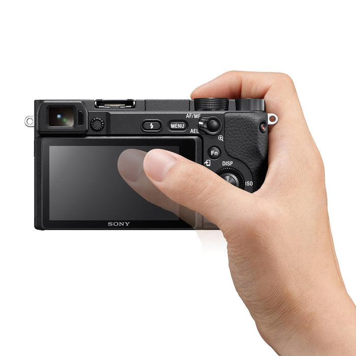 Sony a6400 Mirrorless 4K Camera ILCE-6400L/B 16-50mm + 10-18mm 2 Lens Kit Bundle