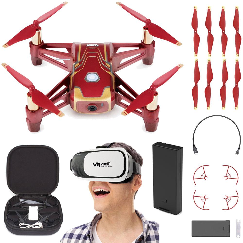 DJI Tello Quadcopter Iron Man Edition Drone Fun Flight Bundle with