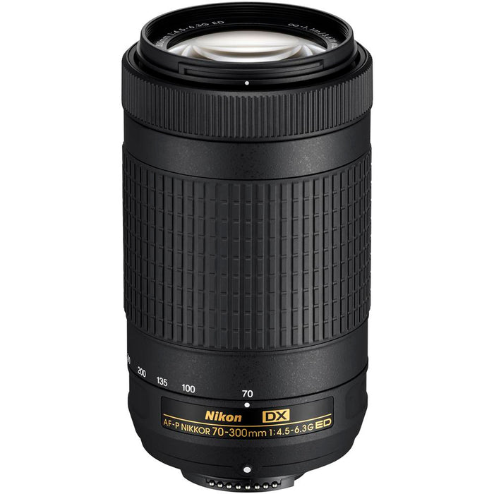 Nikon D3500 24.2MP DSLR Camera w/ 18-55 +& 70-300mm Lens + 16GB Bundle - (Renewed)