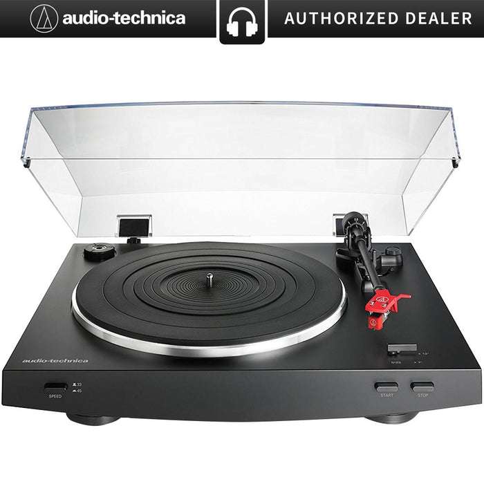 Audio-Technica AT-LP3BK Fully Automatic Belt-Drive Stereo Turntable, Black