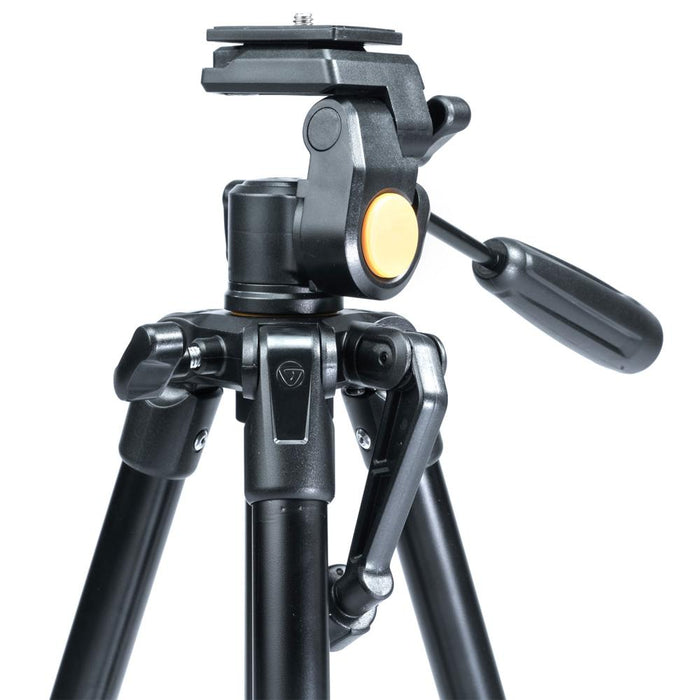 Vanguard VK 204AP 60" Video & Photography Tripod w/ Shotgun Microphone Bundle