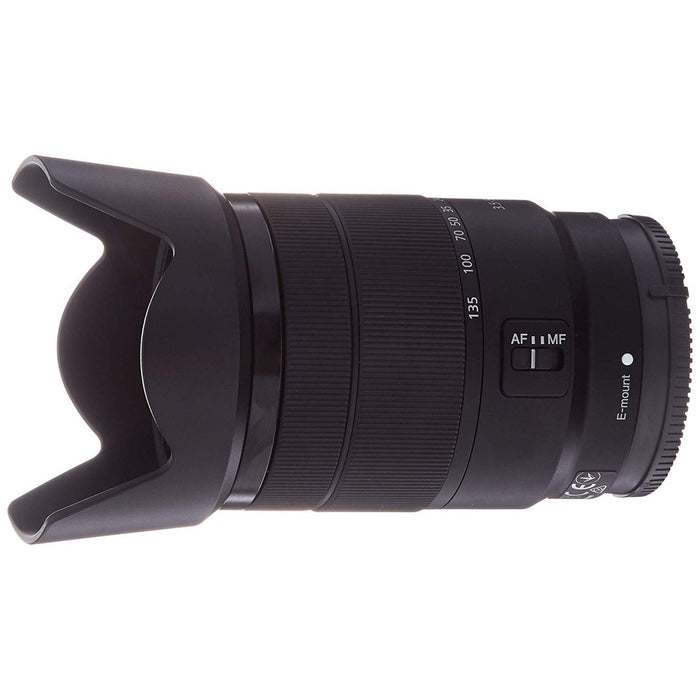 Sony E 18-135mm F3.5-5.6 OSS APS-C E-mount Zoom Lens Bundle SEL18135 + Accessory Kit