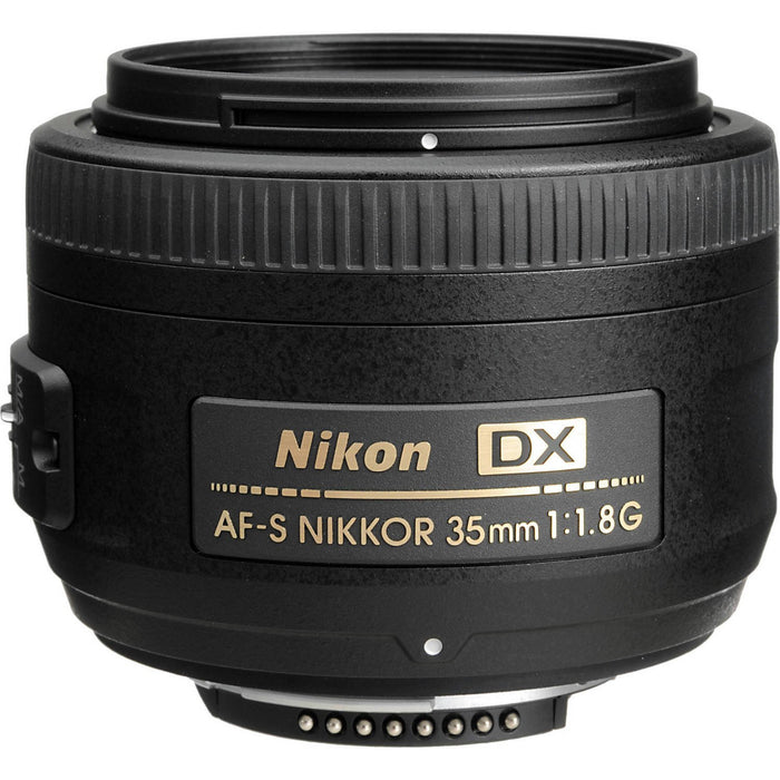 Nikon AF-S DX 35mm F/1.8G Lens w/ UV Filter