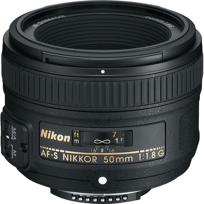 Nikon AF-S Nikkor 50mm f/1.8G Lens - FACTORY REFURBISHED