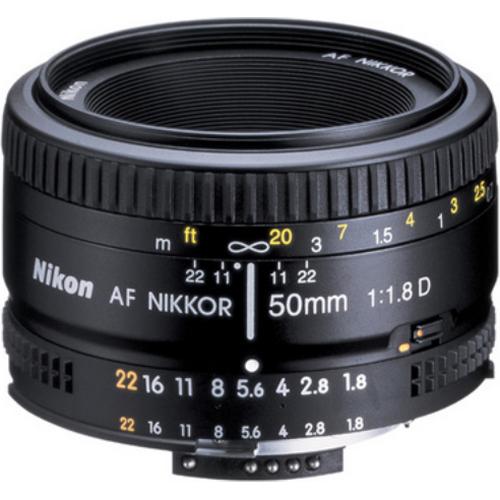 Nikon 50mm F/1.8 D AF FS-52 Lens - OPEN BOX