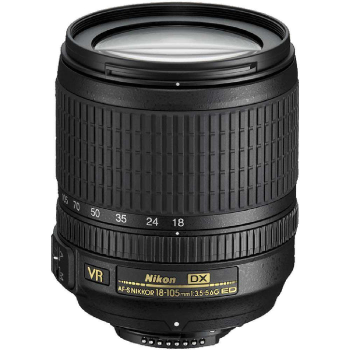 Nikon 18-105mm f/3.5-5.6G ED AF-S VR DX Zoom-Nikkor Lens (Certified Refurbished)
