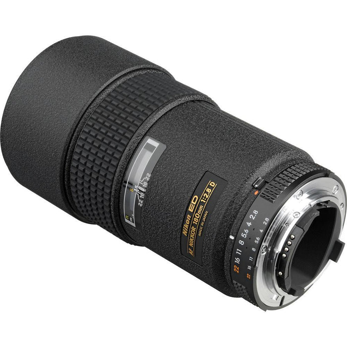 Nikon AF FX Full Frame NIKKOR 180mm f/2.8D IF-ED Prime Lens with Auto Focus (OPEN BOX)