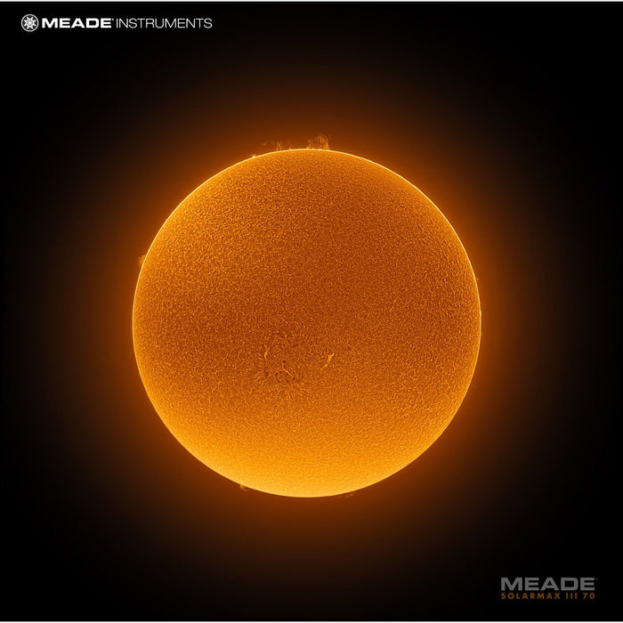 MEADE SolarMax III 70 mm Single-Stacked Solar Telescope w 15 mm Blocking Filter 324005