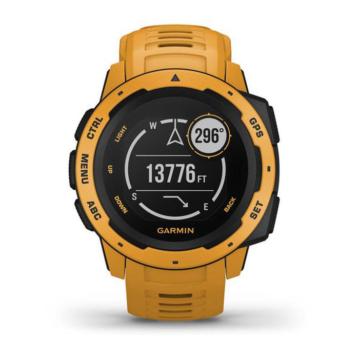 Garmin Instinct Rugged Outdoor Watch with GPS Sunburst + Fitness & Wellness Suite