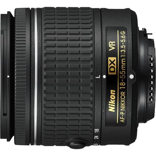 Nikon AF-P DX NIKKOR 18-55mm f/3.5-5.6G VR Lens 20059B - (Certified Refurbished)