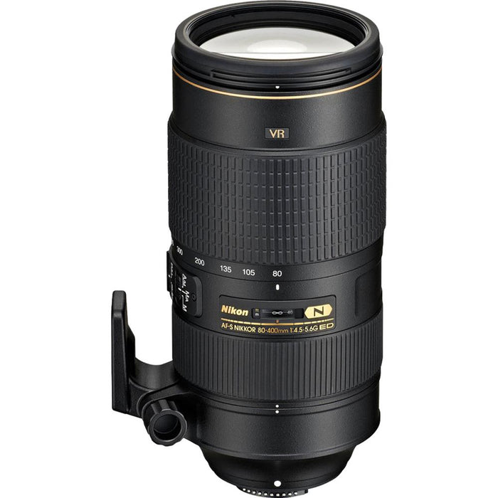 Nikon AF-S NIKKOR 80-400mm f.4.5-5.6G ED VR Lens + 64GB Ultimate Kit