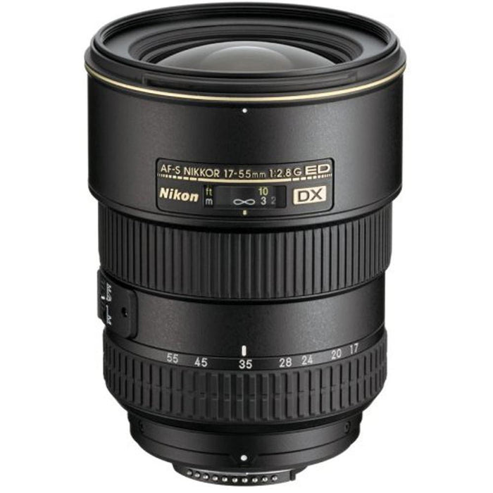 Nikon 17-55mm F/2.8G ED-IFAF-S DX Zoom Lens + 64GB Ultimate Kit