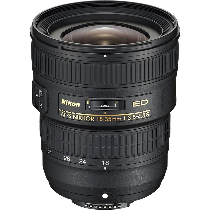 Nikon AF-S NIKKOR 18-35mm f/3.5-4.5G ED Lens - Refurbished