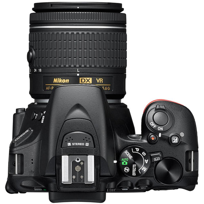 Nikon D5600 DSLR Camera 18-55 VR & 70-300 2 Lens + Ext. Warranty Case Accessory Bundle