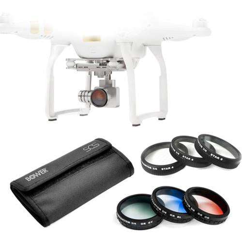 Bower Sky Capture Series Special Effects Filter Kit for Select DJI Phantoms (6 Piece)