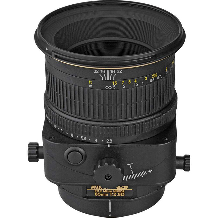 Nikon PC-E FX Full Frame Micro NIKKOR 85mm f/2.8D Lens + 64GB Accessories Bundle