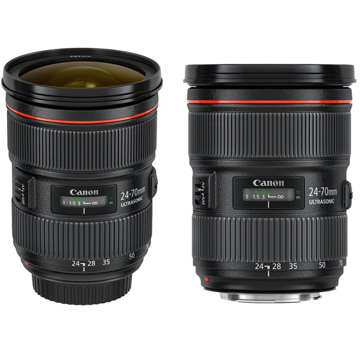 Canon EF 24-70mm f/2.8L II USM L-Series Standard Zoom Lens + 64GB Accessories Bundle