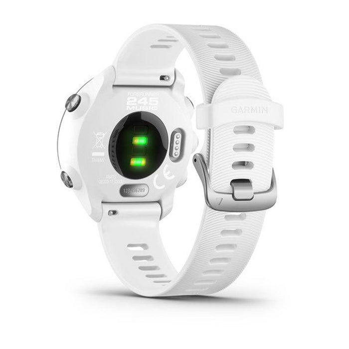 Garmin Forerunner 245 GPS Sport Watch (White) + Deco Gear 2pk Screen Protector Bundle