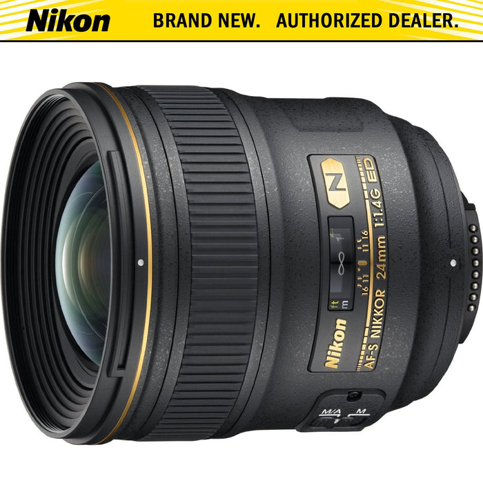 Nikon 24mm F/1.4G ED AF-S FX Full Frame Wide-Angle Lens