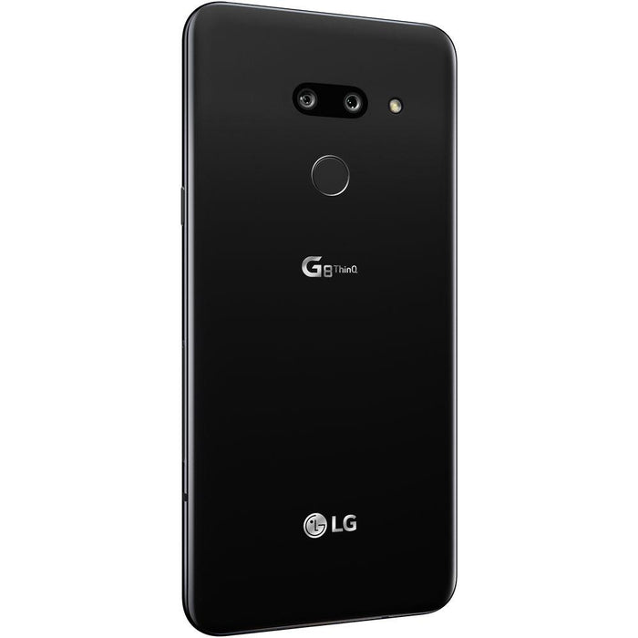 LG G8 ThinQ 128GB Smartphone (Unlocked, Black) with 64GB Qi Charging Bundle