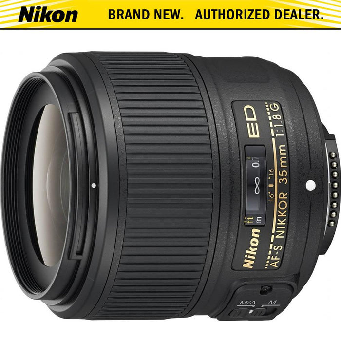 Nikon AF-S NIKKOR 35mm f/1.8G ED FX-Format Lens For F Mount Cameras 2215