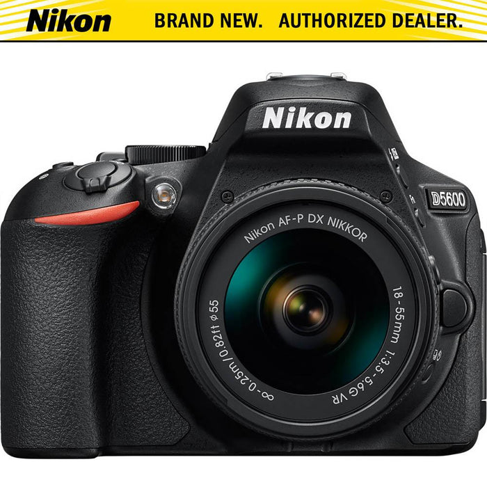 Nikon D5600 24.2MP DX-Format Digital SLR Camera w/ AF-P 18-55mm f/3.5-5.6G VR Lens Kit