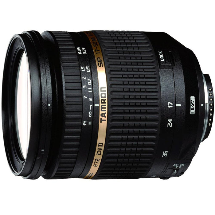Tamron SP AF 17-50mm F/2 8 XR Di II VC LD Lens for Nikon AF+64GB Accessories Kit