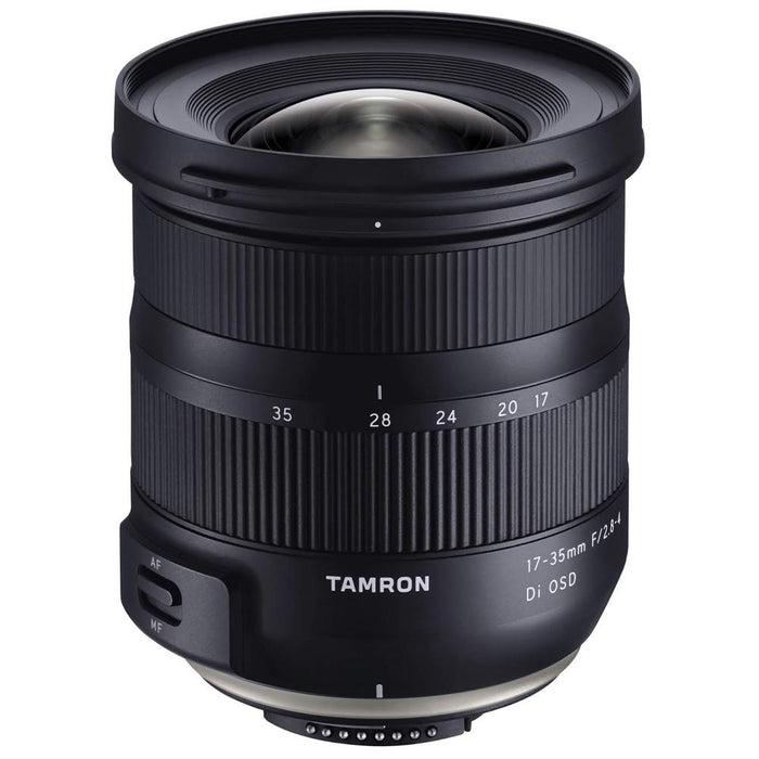 Tamron 17-35mm F/2.8-4 Di OSD for Nikon (Model A037) w/ 64GB Accessories Bundle