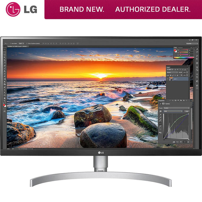 LG 27UL850-W 27" 4K UHD IPS LED Monitor with VESA Display HDR 400