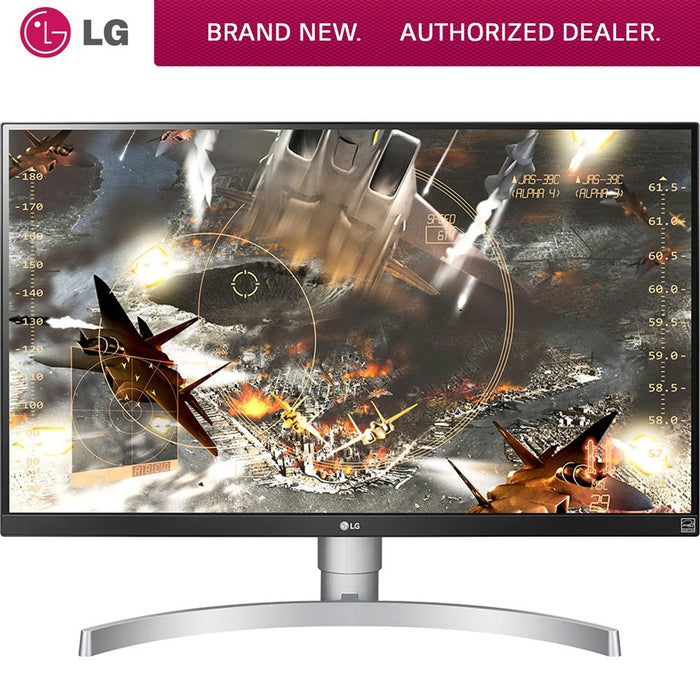 LG 27UL650-W 27" 4K UHD IPS LED Monitor with VESA DisplayHDR 400
