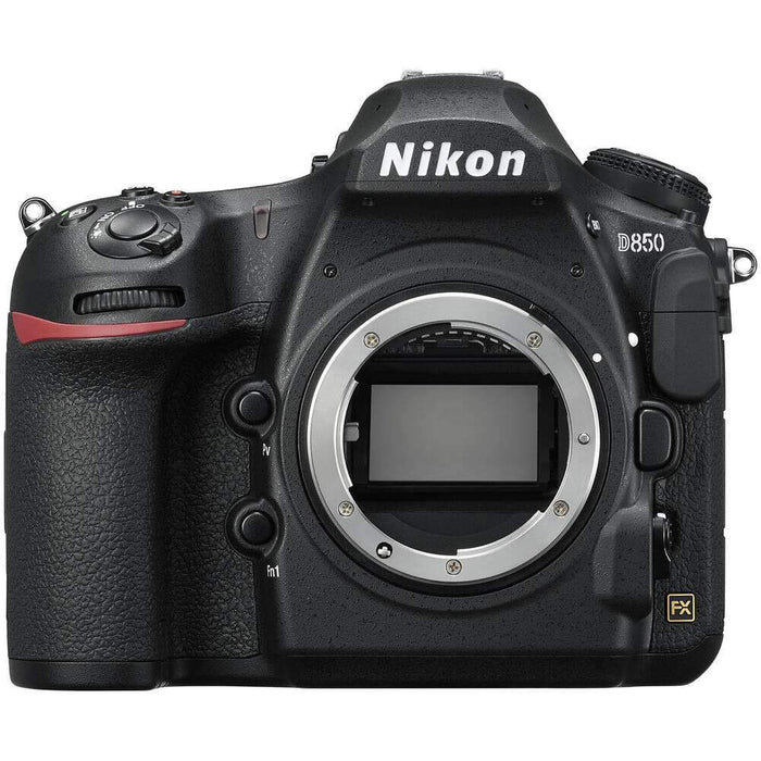 Nikon D850 45.7MP Full-Frame FX-Format DSLR Camera (Renewed) + SB500 Speedlight Flash