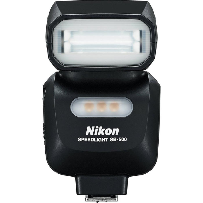 Nikon D850 45.7MP Full-Frame FX-Format DSLR Camera (Renewed) + SB500 Speedlight Flash