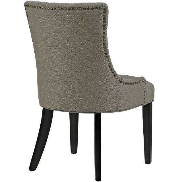 Modway Regent Fabric Dining Chair in Granite / Regent