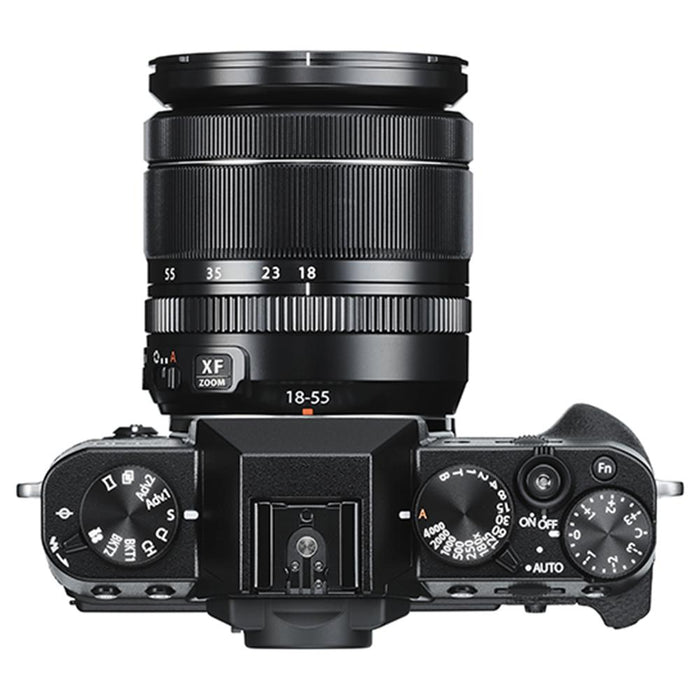 Fujifilm X-T30 Mirrorless 4K WiFi Camera + XF 18-55mm Lens Kit Black + Travel Bundle