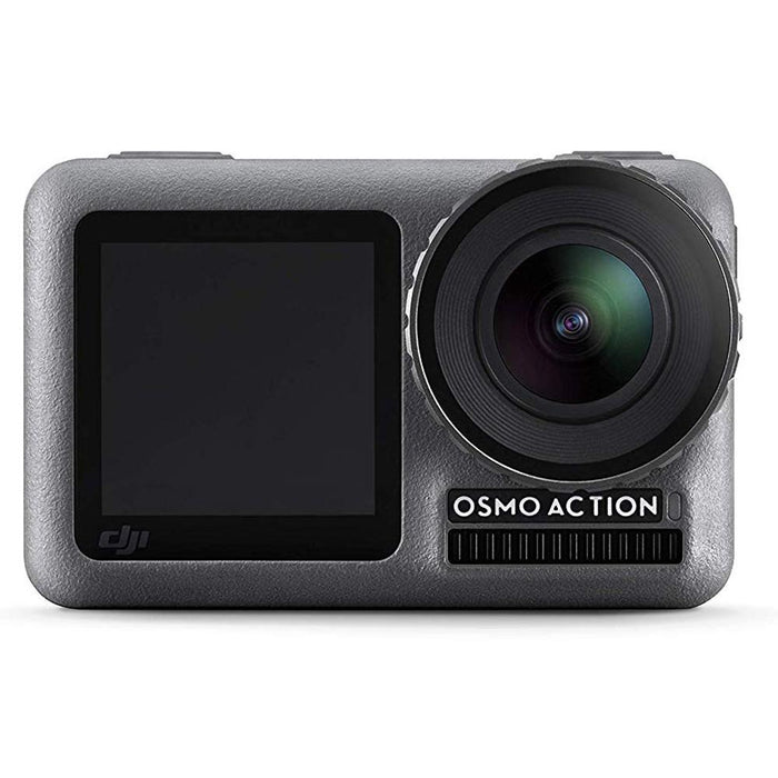 DJI Osmo Action Cam Digital Camera with 4K HDR Video 2 Displays Adventurer's Bundle