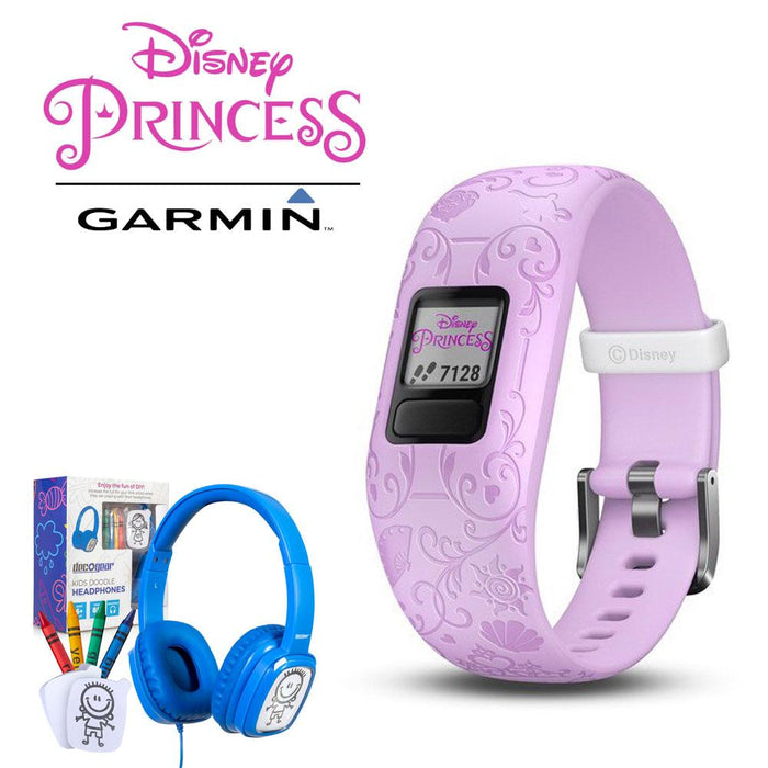 Garmin Vivofit jr. 2 Activity Tracker w/ Bonus Deco Gear Kids Safe Ears Headphones