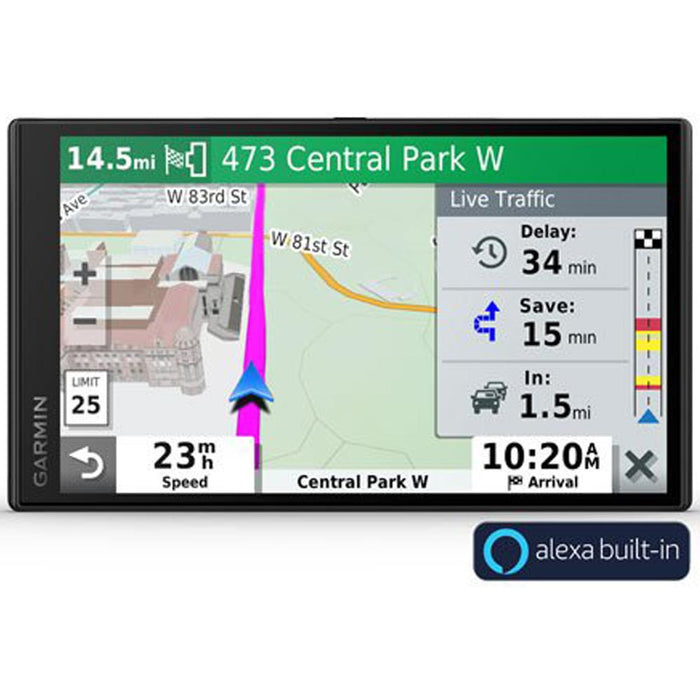 Garmin DriveSmart 65 Premium Navigator with Amazon Alexa