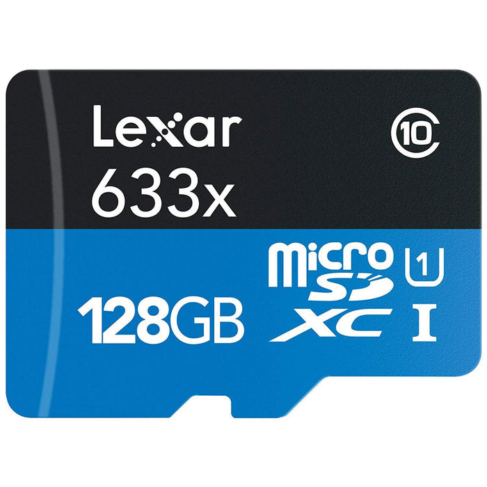 Lexar High-Performance 633x microSDHC/microSDXC UHS-I 128GB Memory Card