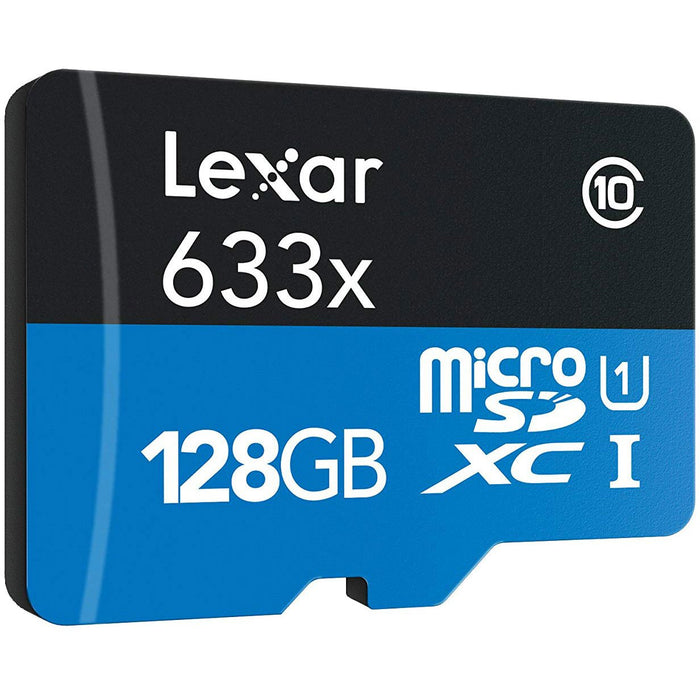 Lexar High-Performance 633x microSDHC/microSDXC UHS-I 128GB Memory Card