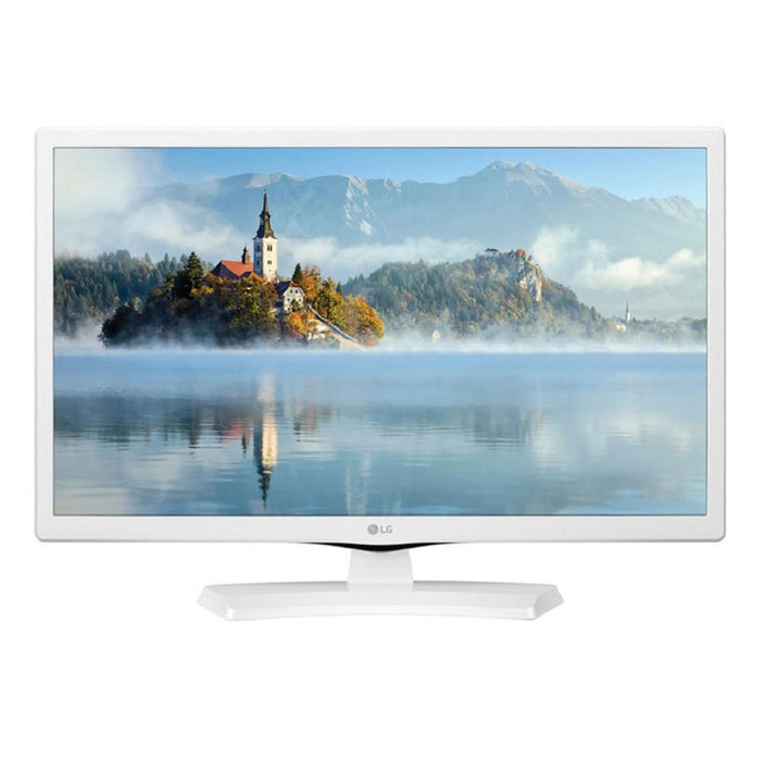 LG 24LM520D-WU 24" HD TV Monitor (2019) w/ Wall Mount Bundle