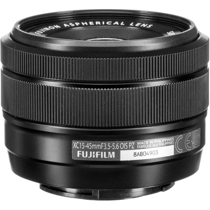 Fujifilm X-T30 Mirrorless 4K WiFi Camera + XC 15-45mm Lens Kit Black + Pro Travel Bundle