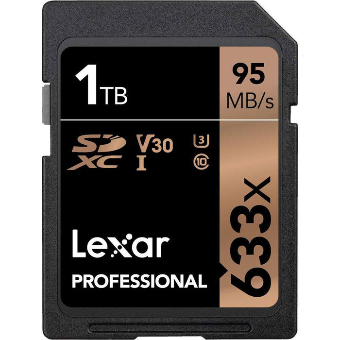 Lexar Professional 633x 1TB SDXC UHS-I/U3 Memory Card 2 Pack