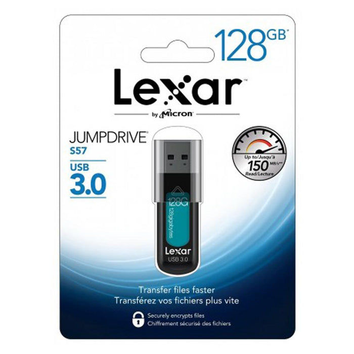 Lexar JumpDrive S57 128GB USB 3.0 Flash Drive (2Pack)