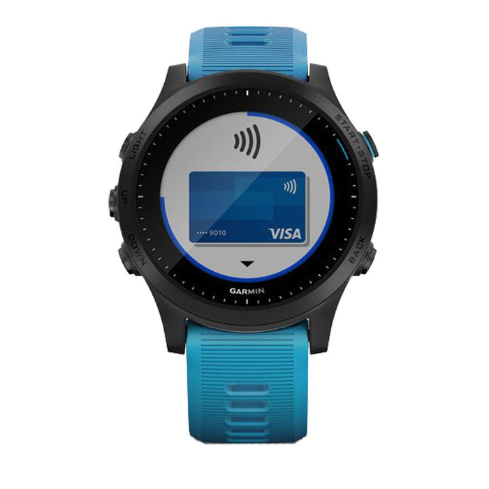 Garmin Forerunner 945 GPS Sport Watch (Blue Bundle) with Home Fitness Suite Bundle