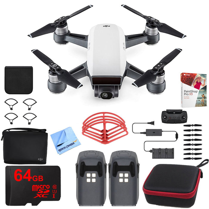 DJI SPARK Fly More Drone Combo Alpine White - CP.PT.000899 Ultimate Bundle