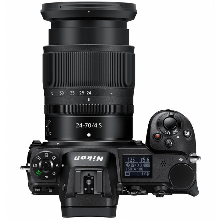 Nikon Z6 Mirrorless Digital Camera 4K with NIKKOR Z 24-70mm F4 S Lens Accessory Bundle