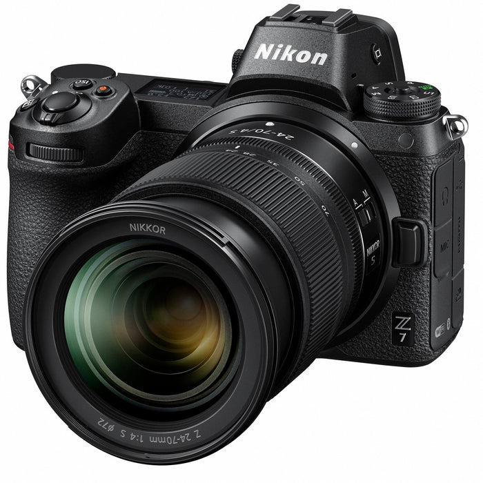 Nikon Z7 Mirrorless Digital Camera 4K with NIKKOR Z 24-70mm F4 S Lens Accessory Bundle