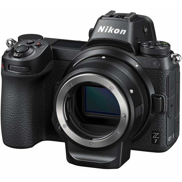 Nikon Z7 Mirrorless Digital Camera 4K UHD & FTZ F-mount Lens Adapter Accessory Bundle