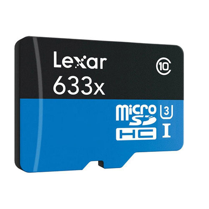 Lexar High-Performance 633x 32GB microSDHC/microSDXC UHS-I Card (3-Pack)